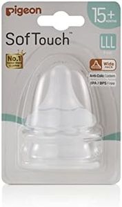 Pigeon Softouch 3 Nipple Blister Pack 2pcs (LLL)