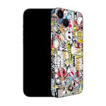 vamp Printed Skins Sticker (Not Back Cover/Case) Compatible With iPhone 13 Series (Gta Abstract, iPhone 13) (Pack Of 1)