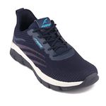 FURO Eve. Blue Low Ankle Lace-Up Outdoor Running & Walking Sports Shoes for Men O-5037