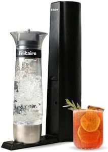 The Fritaire Fizze Soda Maker Machine, Premium OmniFizz Sparkling Water Maker, Seltzer & More, Soda Stream Machine for Home, Water Carbonator, Fizz Infuser (CO2 Cylinder Not Included), Black