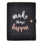 Discagenda Denim Discbound Planner Cover (Snap Closure, A5 / Junior Size)