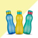 Belocopia - Hiero Premium Plastic Water Bottle Set with Flip Cap (Set of 3, 750 ml, Multicolor)