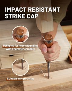 EZARC 6-Piece Wood Chisel Set – Precision Carpentry Tools