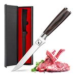 imarku Boning Knife, 6-Inch Fillet Knife with Razor Sharp High Carbon Stainless Steel and Pakkawood Handle for Meat and Poultry