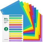 A4 File Dividers 12 Part Extra Wide