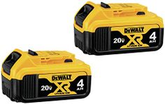 DEWALT 20V MAX 4 Ah Lithium Ion Battery 2-Pack (DCB204-2)