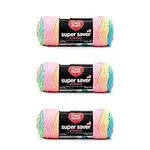 Red Heart Super Saver Yarn, 3 Pack,
