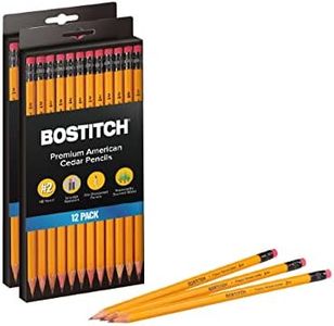Bostitch Premium #2 Pencils, American Cedar Wood, Pre-Sharpened, HB Graphite, 24-Pack