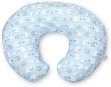 Boppy Supporto Allattamento anche conosciuto come cuscino allattamento per Neonati 0+ Mesi, Forma Ergonomica con Supporto per Mamma e Bambino, Supporto Neonato per Allattamento al Seno e col Biberon