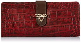 Hidesign womens EE ATRIA WI RF One size Red II Bi-fold Wallet