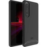 TUDIA DualShield Designed for Sony Xperia 1 III Case (2021), [Merge] Shockproof Military Grade Dual Layer Slim Hard Protective Case Cover for Sony Xperia 1 III (2021) (Matte Black)