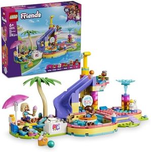 LEGO® Friends Fun Water Park Day 42676 Pretend Play Building Set for Kids Aged 6+ - 4 Toy Pets and 2 Minidolls - Cute Playset Idea for Girls and Boys