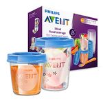 Philips Avent SCF721/20 Baby Food Storage Cups (180/240ml) - Pack of 10