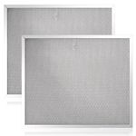 (2-Pack) 99010299 Aluminum Mesh Range Hood Filter replace Broan Model BPS1FA30, NuTone Allure WS1 QS2 and Broan QS1 30" Range Hoods