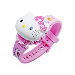 EBR Silicone Digital Girl's Watch (Multicolour Dial Multi Colored Strap)