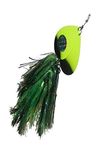 Musky Double Cowgirl Bait, 10-Inch, 2.8-Ounce, Black/Chartreuse