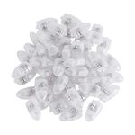 Mini LED Lights for Crafts, Tiny Small Battery Operated Light On Off Individual Lights with Switch Outdoor Paper Lantern Balloon Lights Waterproof Wedding Party Decor 50Pcs(Blue Light)