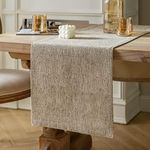 ZeeMart Burlap Style Farmhouse Tabl