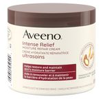 Aveeno Body Cream, Intense Relief and Moisture Repair for Dry and Itchy Skin, Unscented Moisturizer, 306 mL