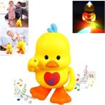 Starnearby Quack Beats Dancing Duck, Dancing Duck Baby Toys, Dancing and Singing Musical Duck with Lights Early Educational Toy, 1st Birthday Present for Girls Boys, for Kids Aged 3+