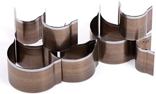 WUTA Hollow Punch Cutter Tool, Leather Punching Die Cutting Mold, Manual Leather Punch Tool Hole Puncher Cutter, Leather Craft Tools Kit for Handmade DIY Leather Craft (Round End Shape)