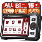 OBD2 Scanner ANCEL FX6100 Bidirectional Scan Tool, Full System Car Diagnostic Scanner with Active Test, 15+ Service, Oil/EPB/BMS/ABS Bleeding/Injector Coding, FCA&CANFD, AutoScan, Free Upgrade