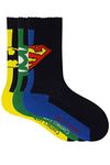 Justice League Kids Crew Socks - Superman, Batman, Green Lantern - Pack of 3