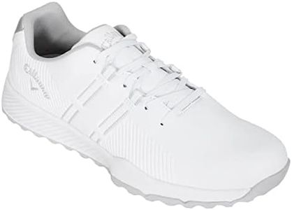 Callaway Golf Hommes Chev Trax Golf Chaussures - Blanc/Gris - UK 9