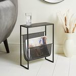 AJ New Urban Paradise Magazine Rack - Black.A stunning magazine rack that will bring style to your living room or hallway.