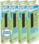 Germ Guardian Filter C HEPA Pure Genuine Air Purifier Replacement Filter, Removes 99.97% of Pollutants for AC5000 Series, 4-Pack, Black/Yellow, FLT50004PK