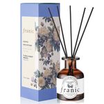 FRANIC Reed Diffuser - Floral & Sweet Berries 6.7oz(200ml) with Scented Diffuser 6 Sticks, Long Lasting Fragrance for Home & Office Decor, Aromatherapy Diffuser Oil Gift Set