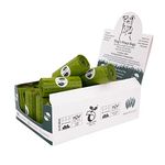 Compostable Dog Poo Bags Rolls 100% Biodegradable Free of Micro plastic, 360 Bags Lavender Scented Poop Bags for Cats and Doggy Eco Poop Waste Bags, EN13432 Certified, Backyard Compost Poo Bags Dogs