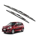 Kylo Windshield Wiper for Alto K10 / Conventional and Traditional Metal Type Windshield Wiper Blades/ Perfect Fitting Windshield Water Repellency Scratch Proof Cleaning Metal Wiper Blades Suitable for Alto K10