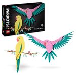 LEGO Art The Fauna Collection – Macaw Parrots, Wall Artwork for Living Room Decoration, Home Office Décor Idea, Bird-Themed Arts and Crafts Set for Adults, Gifts for Women, Men, Her or Him 31211