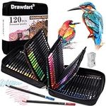 Drawdart 120 Colored Pencils for Ad