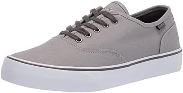 Lugz Men's Lear Classic Fashion Sneaker, Alloy/Charcoal/White, 9