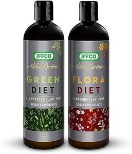 IFFCO Urban Gardens - Gardening Diet Combo 1000ml - Flora Diet Concentrate + Green Diet Concentrate - Water Soluble Liquid Fertilizers for Flower Boost and All Purpose Plant Food