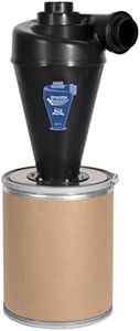 Oneida Air Systems Super Dust Deputy Compact 15 Gallon 4/5 Deluxe Cyclone Kit for for Single Stage 0.5 to 3HP Dust Collectors, Black