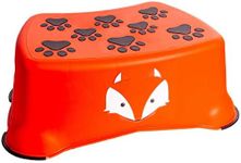 My Little Step Stool - Fox Step Stool for Toddlers, Anti-Slip Toilet Training Step for Kids to Reach The Toilet and Sink