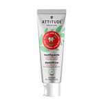 ATTITUDE Kids Natural Toothpaste with Fluoride, Prevents Tooth Decay and Cavities, Vegan and Sugar-Free, Watermelon, 120 grams