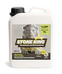 Stone King Gravestone and Ornament Restorer – Deep Cleaning Stone Restorer and Patio Cleaner for Statues, Monuments, No Scrubbing Needed – Removes Green Algae, Black Lichen and White Fungi, 2 L