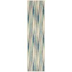 Mohawk Home Prismatic Kearney Denim Striped Abstract (2' X 8') Runner Rug