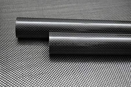WHABEST OD 15mm - ID 13mm Langth 500mm 100% Full Carbon Composite Material/ 3k Carbon Fiber Tube/Pipes. Quadcopter Hexacopter. RC Plane/RC DIY Helicopter (1pcs 15x13x500mm, 3K Glossy Plain)