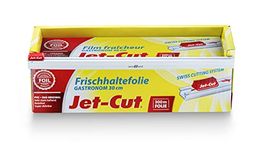 Jet-Cut Cling Film for Cutting, Gastronomy 30cm x 300cm, Transparent PVC