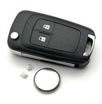 Automobile Locksmith Kit - for Vauxhall Opel Insignia Astra Mokka 2 button flip foldable key fob shell switches battery