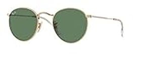 Ray-Ban RB3447 ROUND METAL Sunglasses001 50M Arista/Crystal Green For Men For Women + BUNDLE with Designer iWear Eyewear Kit