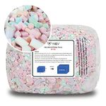 N&V Shredded Foam Filling Bean Bag Refill Safe and Healthy High Density Foam Odorless and Allergen Free Perfect Stuffing for Bean Bags, Plush, Pillows, Dog Beds, Cushions and Crafts. (20 Pound)