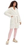 UGG Women's Dressing Gown Aarti, UK Size L Cream