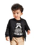 YOONIKK Boys Bomber Jacket | Boys Solid Warm Bomber Full Sleeve Jackets for Winters (IN, Age, 6 Years, 7 Years, Regular, Black)