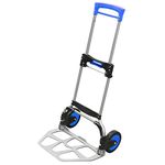 Toolmaster Aluminium FOLD Away Hand Truck 159KG/350LB Capacity